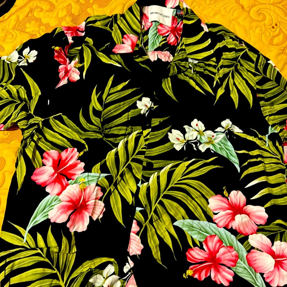 Mki floral vacation shirt